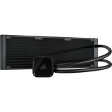 Corsair iCUE H150i RGB ELITE cpu-koeler Zwart, 4-pins PWM fan-connector