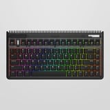 Iqunix OG80 Dark Side Wireless Mechanical Keyboard, gaming toetsenbord Zwart, US lay-out, Cherry MX Blue, RGB leds, 80% (TKL), Hot-swappable, PBT, 2.4GHz | Bluetooth 5.1 | USB-C