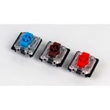 Keychron Gateron Low Profile MX Switch Set - Red keyboard switches Rood/transparant, 110 stuks