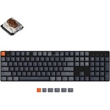Keychron K5SE-B3, toetsenbord Zwart/grijs, US lay-out, Gateron Low Profile Mechanical Brown, RGB leds, ABS, Bluetooth 5.1