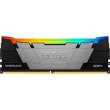 Kingston 32 GB DDR4-3200 Kit werkgeheugen Zwart, KF432C16RB12AK2/32, Renegade RGB, XMP