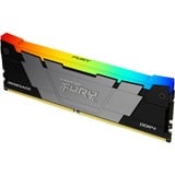 Kingston 32 GB DDR4-3200 Kit werkgeheugen Zwart, KF432C16RB12AK2/32, Renegade RGB, XMP