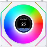 Lian Li Lian Li UNI FAN SL-INF LCD FLEX 120 WL w RGB case fan Wit, 120 x 124 x 28 mm, PWM