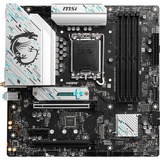 MSI B760M GAMING PLUS WIFI socket 1700 moederbord Zwart/zilver, RAID, 2.5 Gb-LAN, Wi-Fi 6E, BT, Sound, µATX