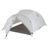 MSR Mutha Hubba NX 3-Persoons Tent Lichtgrijs/rood, Model 2021