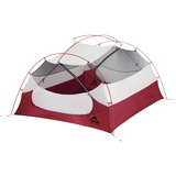 MSR Mutha Hubba NX 3-Persoons Tent Lichtgrijs/rood, Model 2021