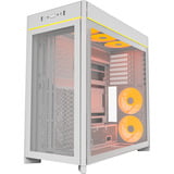 Montech HS02 PRO midi tower behuizing Wit | 2x USB-A | 1x USB-C | RGB | Window