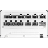 NZXT C850 Gold ATX 3.1, 850 Watt voeding  Wit, 1x 16-pins grafische kaartconnector, 6x PCIe, kabelmanagement