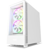 NZXT H5 Elite All White Tower-behuizing Wit (mat) | USB-C | Window-Kit