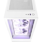 NZXT H5 Elite All White midi tower behuizing Wit (mat) | 1x USB-A | 1x USB-C | RGB | Tempered Glass