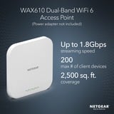 Netgear WAX610, 3 pack access point Wit