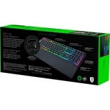Razer Ornata V3 Low Profile Gaming Keyboard Zwart, US lay-out, Razer Hybrid-Mecha-Membran, RGB leds, ABS Keycaps