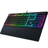 Razer Ornata V3 Low Profile, gaming toetsenbord Zwart, US lay-out, Razer Hybrid-Mecha-Membrane, RGB leds, ABS