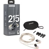 SHURE SE215 Pro Professional Sound Isolating Earphones in-ear oortjes Transparant
