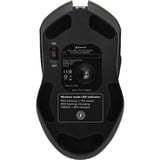 Sharkoon SKILLER SGM30W gaming muis Zwart, 600 - 6000 Dpi, RGB, 2.4 GHz / USB