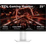 TCL 25P1AD 25" gaming monitor Wit, 1x DisplayPort, 1x HDMI, 300 Hz (OC)