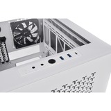 Thermaltake Divider 200 TG Air Snow Micro Tower-behuizing Wit | 2x USB-A 3.2 (5 Gbit/s) | USB-C 3.2 (10 Gbit/s) | Audio | Window-kit