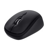 Trust Yvi+ Draadloze Muis Compact Zwart, 800-1600 Dpi, 2.4GHz, Bluetooth, Stille Knoppen 