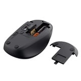 Trust Yvi+ Draadloze Muis Compact Zwart, 800-1600 Dpi, 2.4GHz, Bluetooth, Stille Knoppen 