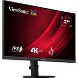 ViewSonic VG2708-4K 27" monitor Zwart (mat), 2x HDMI, 1x DisplayPort