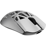 WLMouse Beast X Medium V2 Wireless Gaming Mouse - Silver Zilver, 50 - 50.000 dpi, 8K, 2.4GHz / USB-C