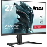 iiyama G-Master Red Eagle GB2770HSU-B5 27" Gaming Monitor Zwart, 165Hz, HDMI, DisplayPort, USB, Audio, AMD Free-Sync
