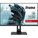 iiyama G-Master Red Eagle GB3271QSU-B1 32" gaming monitor Zwart, 165Hz, HDMI, DisplayPort, USB, Audio