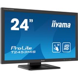 iiyama ProLite T2453MIS-B1 24" Touchscreen-Monitor  Zwart, Touchscreen, USB, HDMI, VGA, DisplayPort, Audio