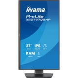 iiyama ProLite XB2797QSNP-B1 27" monitor Zwart, 75 Hz, HDMI, DisplayPort, USB-C, LAN, Audio