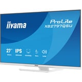 iiyama ProLite XB2797QSU-W1 27" monitor Wit (mat), HDMI, DisplayPort, USB, Audio