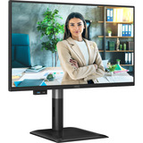 AOC 24P4CV 23.8" monitor Zwart, HDMI, DisplayPort, USB-C, LAN, Audio, 120 Hz