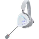 ASUS ROG Delta II Moonlight White Edition over-ear gaming headset Wit, RGB, 3.5 mm, 2.4 GHz, Bluetooth
