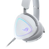 ASUS ROG Delta II Moonlight White Edition over-ear gaming headset Wit, RGB, 3.5 mm, 2.4 GHz, Bluetooth