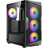 Antec AX61 Elite midi tower behuizing Zwart | 3x USB-A | Tempered Glass