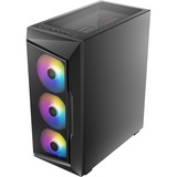 Antec AX61 Elite midi tower behuizing Zwart | 3x USB-A | Tempered Glass