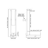 Arozzi Arena PC Mount - White bevestiging Wit