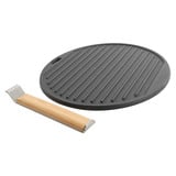 Barbecook Plancha uit gietijzer voor flexibel systeem Luca grillplaat 30 cm, Dubbelzijdig