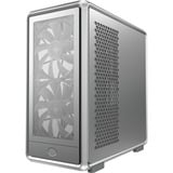 Cooler Master  midi tower behuizing Zilver | 2x USB-A | 1x USB-C | RGB | Window