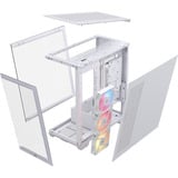 Corsair 3500X RS-R ARGB midi tower behuizing Wit | 2x USB-A | 1x USB-C | RGB | Tempered Glass