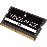 Corsair Vengeance 32 GB DDR5-5600 (1x 32 GB) laptopgeheugen Zwart, CMSX32GX5M1A5600C48, SO-DIMM