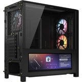 Corsair  midi tower behuizing Zwart | 3x USB-C | RGB | Window