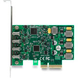 DeLOCK PCI Express Kaart > 4x USB-C (10 Gbit/s) usb-controller Low Profile