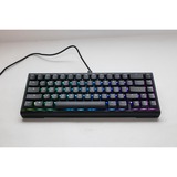 Ducky ProjectD Tinker 65 met QMK/VIA RGB mechanisch toetsenbord Zwart, US lay-out (QWERTY), Cherry MX Blue, 65%, RGB leds, Double-shot PBT, Hot-swappable, Gasket mount