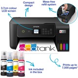 Epson EcoTank ET-2820 all-in-one inkjetprinter Zwart,  Afdruk, Scan, Kopie, USB, WiFi
