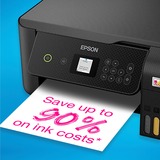 Epson EcoTank ET-2820 all-in-one inkjetprinter Zwart,  Afdruk, Scan, Kopie, USB, WiFi