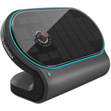 GARDENA AquaBloom Set L voor bewatering op zonne-energie besproeiingscomputer Grijs/turquoise, Automatisch besproeiingssysteem, accu inbegrepen