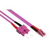 Good Connections LWL Kabel LC-SC Multi OM4 30m Paars