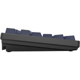 HelloGanss HS87T GC17 RGB mechanisch toetsenbord Zwart, US lay-out (QWERTY), Cherry MX Silent Red, 80% (TKL)	, RGB leds, PBT Doubleshot keycaps, hot swap, 2,4 GHz | Bluetooth | USB-C