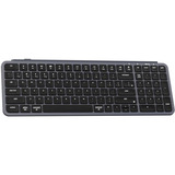 Keychron B2 Pro-K1 toetsenbord Grijs, US lay-out (QWERTY), Scissor switches, 96%, ABS keycaps, 2.4 GHz | Bluetooth | USB