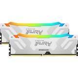 Kingston FURY 64 GB DDR5-6000 Kit werkgeheugen Wit, KF560C32RWAK2-64, Renegade RGB, XMP